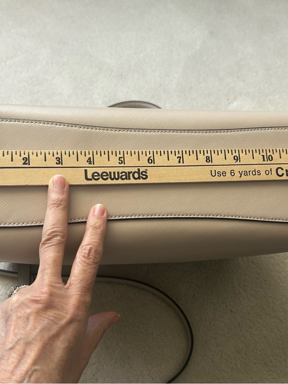 Kate Spade Tan Satchel Bag with Structured Design - Picture 9 of 9